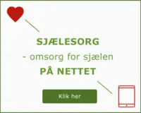 En annonce for "SJÆLESORG", en tjeneste for sjæleomsorg på nettet.