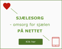 En annonce for "SJÆLESORG", en tjeneste for sjæleomsorg på nettet.